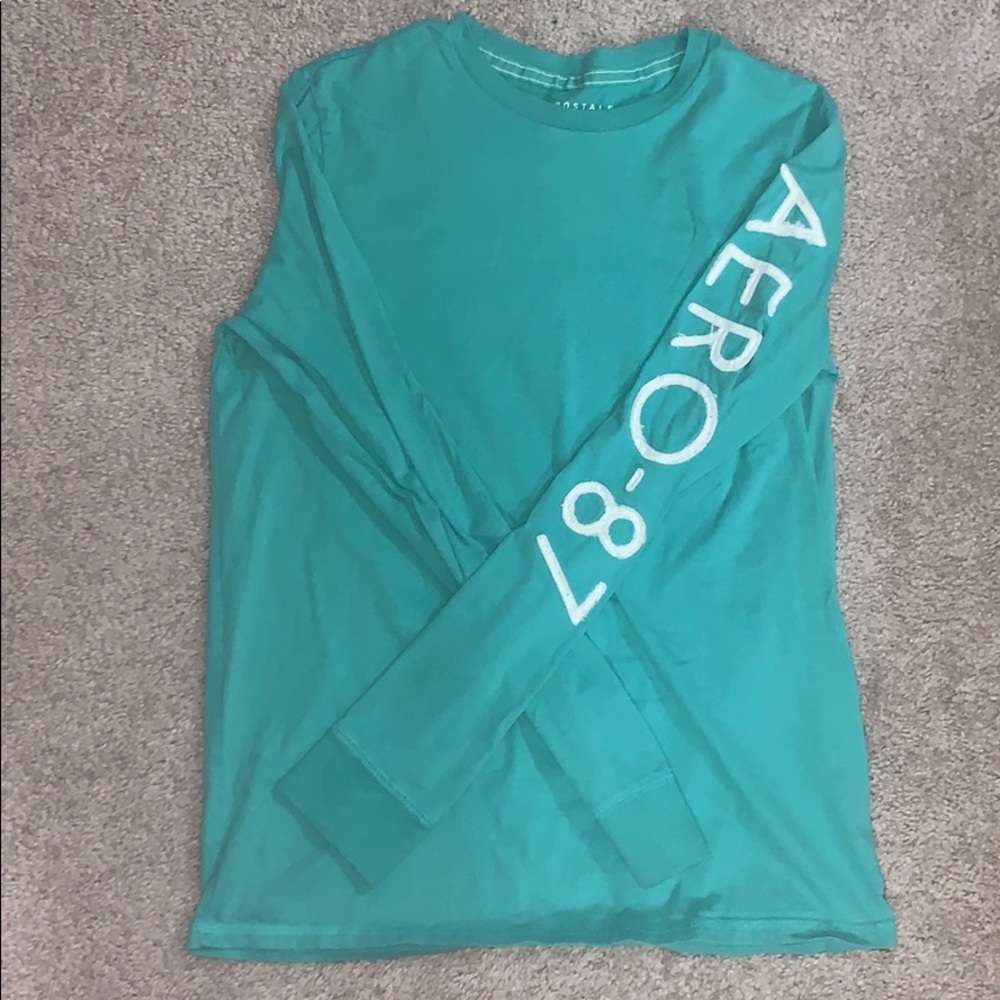 Never worn! Long sleeved teal Aeropostale t shirt